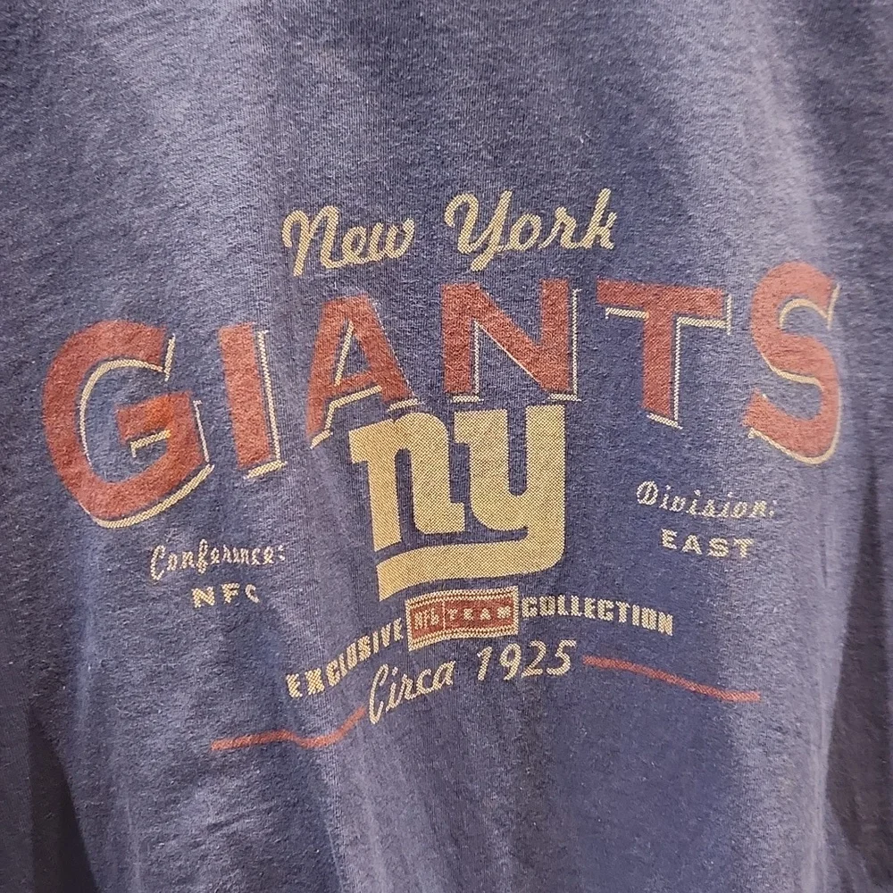 NWOT NFL NY Giants exclusive collection Circa 1925 Men's sz L tshirt - Picture 2 of 5